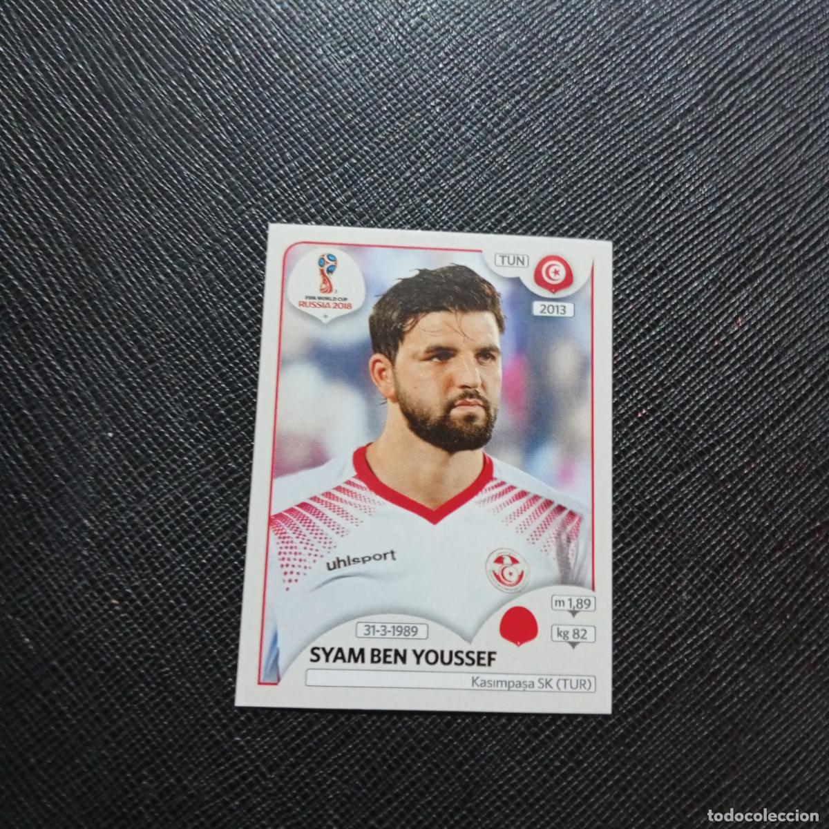 Fu&szlig;ball-Sticker: 556 BEN YOUSSEF TUNEZ PANINI MUNDIAL RUSIA 2018 CROMO FUTBOL 18 - SIN PEGAR - CJ2