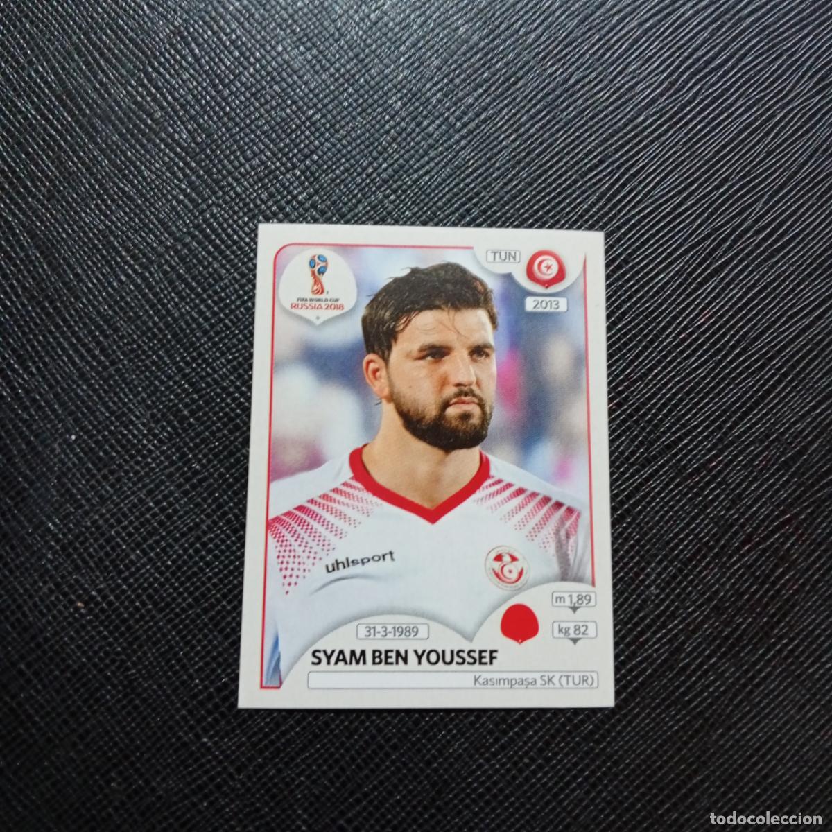 Fu&szlig;ball-Sticker: 556 BEN YOUSSEF TUNEZ PANINI MUNDIAL RUSIA 2018 CROMO FUTBOL 18 - SIN PEGAR - CJ2