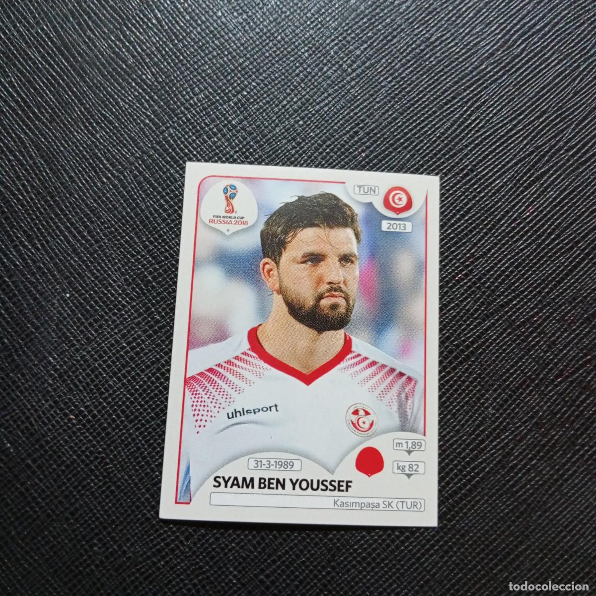 Cromos de f&uacute;tbol: 556 BEN YOUSSEF TUNEZ PANINI MUNDIAL RUSIA 2018 CROMO FUTBOL 18 - SIN PEGAR - CJ2 ..