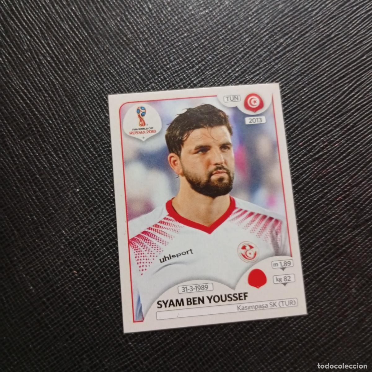 Cromos de f&uacute;tbol: 556 BEN YOUSSEF TUNEZ PANINI MUNDIAL RUSIA 2018 CROMO FUTBOL 18 - SIN PEGAR - CJ2 ....