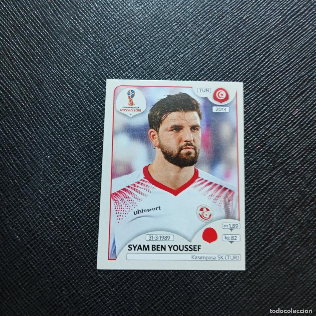 Cromos de f&uacute;tbol: 556 BEN YOUSSEF TUNEZ PANINI MUNDIAL RUSIA 2018 CROMO FUTBOL 18 - SIN PEGAR - CJ2 ....