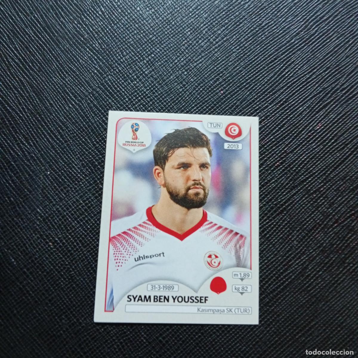 Cromos de f&uacute;tbol: 556 BEN YOUSSEF TUNEZ PANINI MUNDIAL RUSIA 2018 CROMO FUTBOL 18 - SIN PEGAR - CJ2 .....