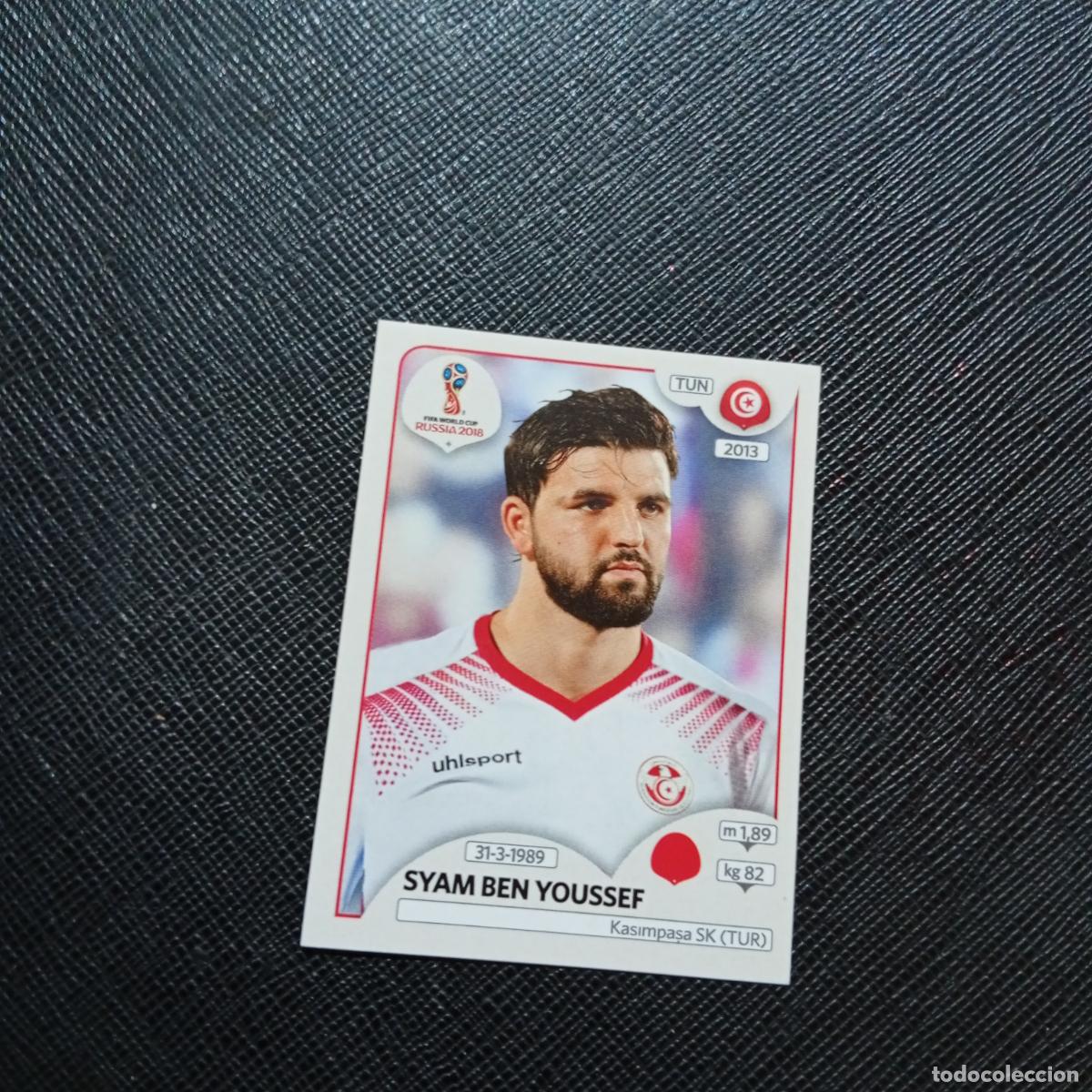 Cromos de f&uacute;tbol: 556 BEN YOUSSEF TUNEZ PANINI MUNDIAL RUSIA 2018 CROMO FUTBOL 18 - SIN PEGAR - CJ2 ......