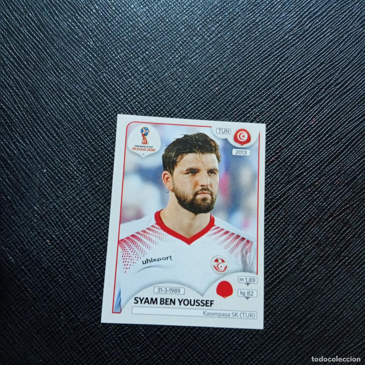 Cromos de f&uacute;tbol: 556 BEN YOUSSEF TUNEZ PANINI MUNDIAL RUSIA 2018 CROMO FUTBOL 18 - SIN PEGAR - CJ2 ......