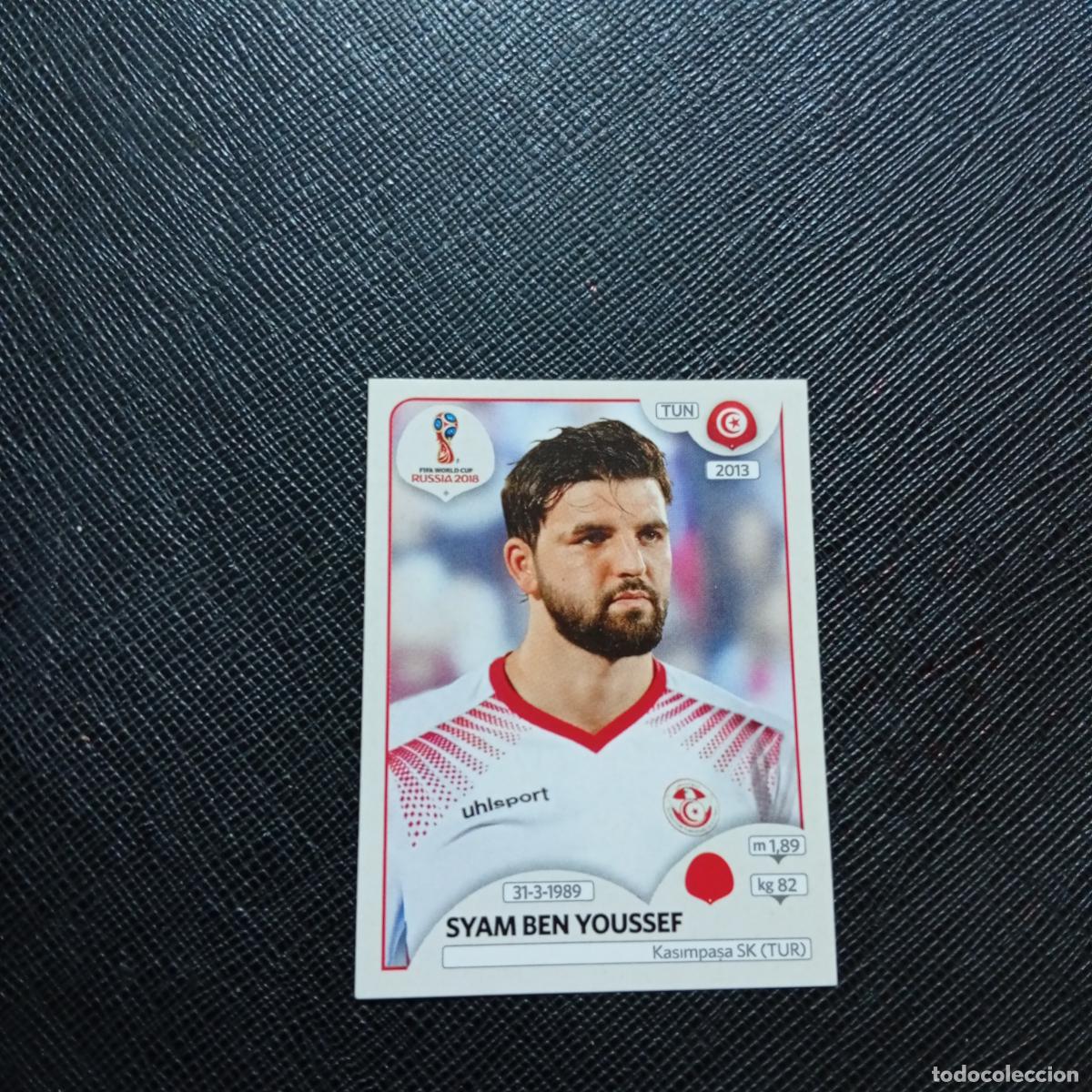 Cromos de f&uacute;tbol: 556 BEN YOUSSEF TUNEZ PANINI MUNDIAL RUSIA 2018 CROMO FUTBOL 18 - SIN PEGAR - CJ2 .......