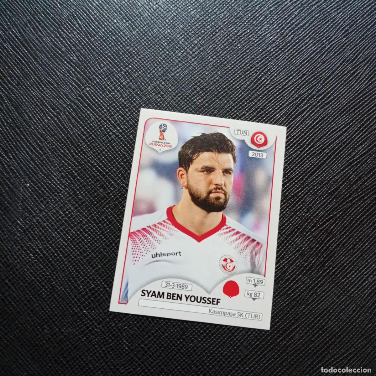 Cromos de f&uacute;tbol: 556 BEN YOUSSEF TUNEZ PANINI MUNDIAL RUSIA 2018 CROMO FUTBOL 18 - SIN PEGAR - CJ2 .......