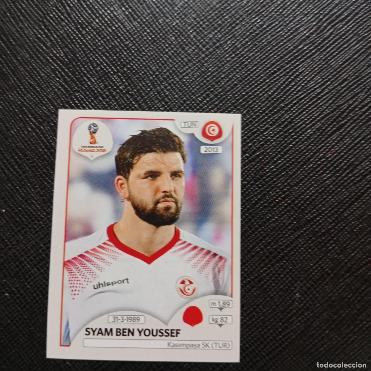 Cromos de f&uacute;tbol: 556 BEN YOUSSEF TUNEZ PANINI MUNDIAL RUSIA 2018 CROMO FUTBOL 18 - SIN PEGAR - CJ2 ........