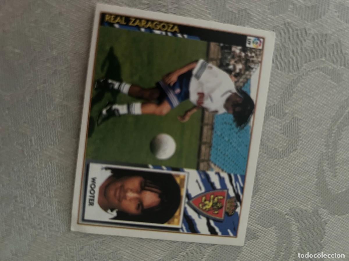 Cromos de f&uacute;tbol: WOOTER REAL ZARAGOZA COLOCA SIN PEGAR LIGA ESTE 1997 1998