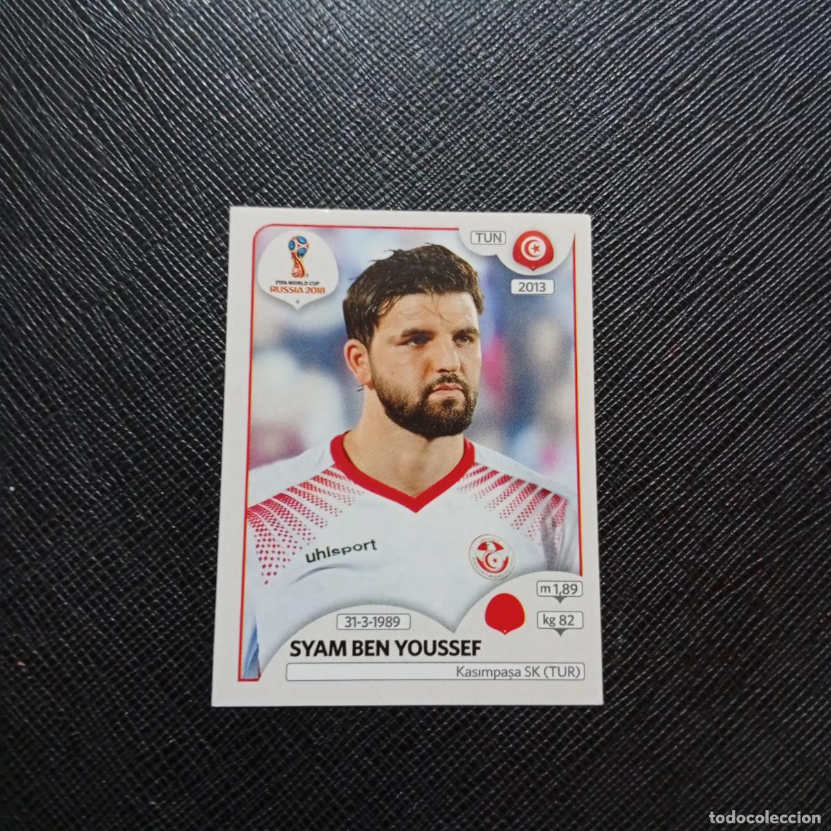Cromos de f&uacute;tbol: 556 BEN YOUSSEF TUNEZ PANINI MUNDIAL RUSIA 2018 CROMO FUTBOL 18 - SIN PEGAR - CJ2 ........