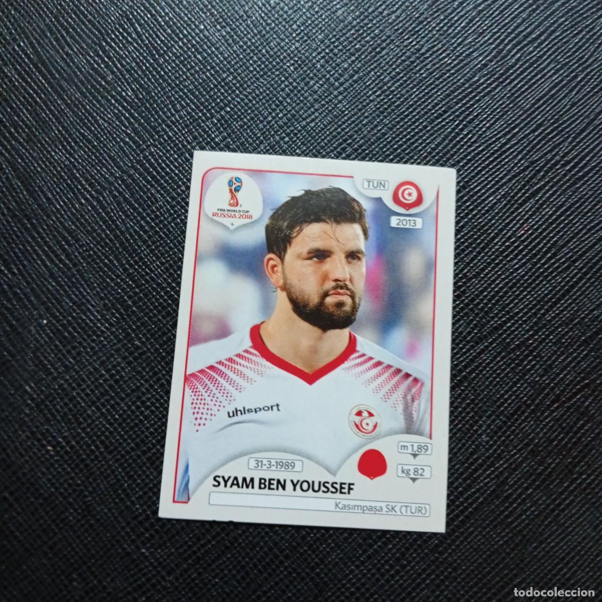 Cromos de f&uacute;tbol: 556 BEN YOUSSEF TUNEZ PANINI MUNDIAL RUSIA 2018 CROMO FUTBOL 18 - SIN PEGAR - CJ2 .........