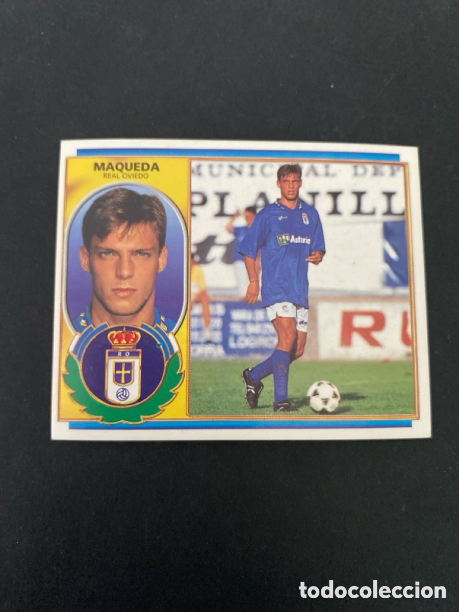 Cromos de f&uacute;tbol: Cromo liga 96/97 Real Oviedo nunca pegado