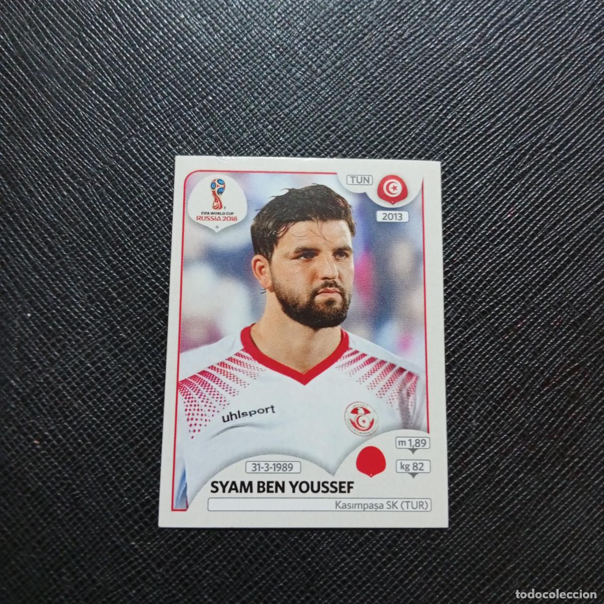 Cromos de f&uacute;tbol: 556 BEN YOUSSEF TUNEZ PANINI MUNDIAL RUSIA 2018 CROMO FUTBOL 18 - SIN PEGAR - CJ2 .........