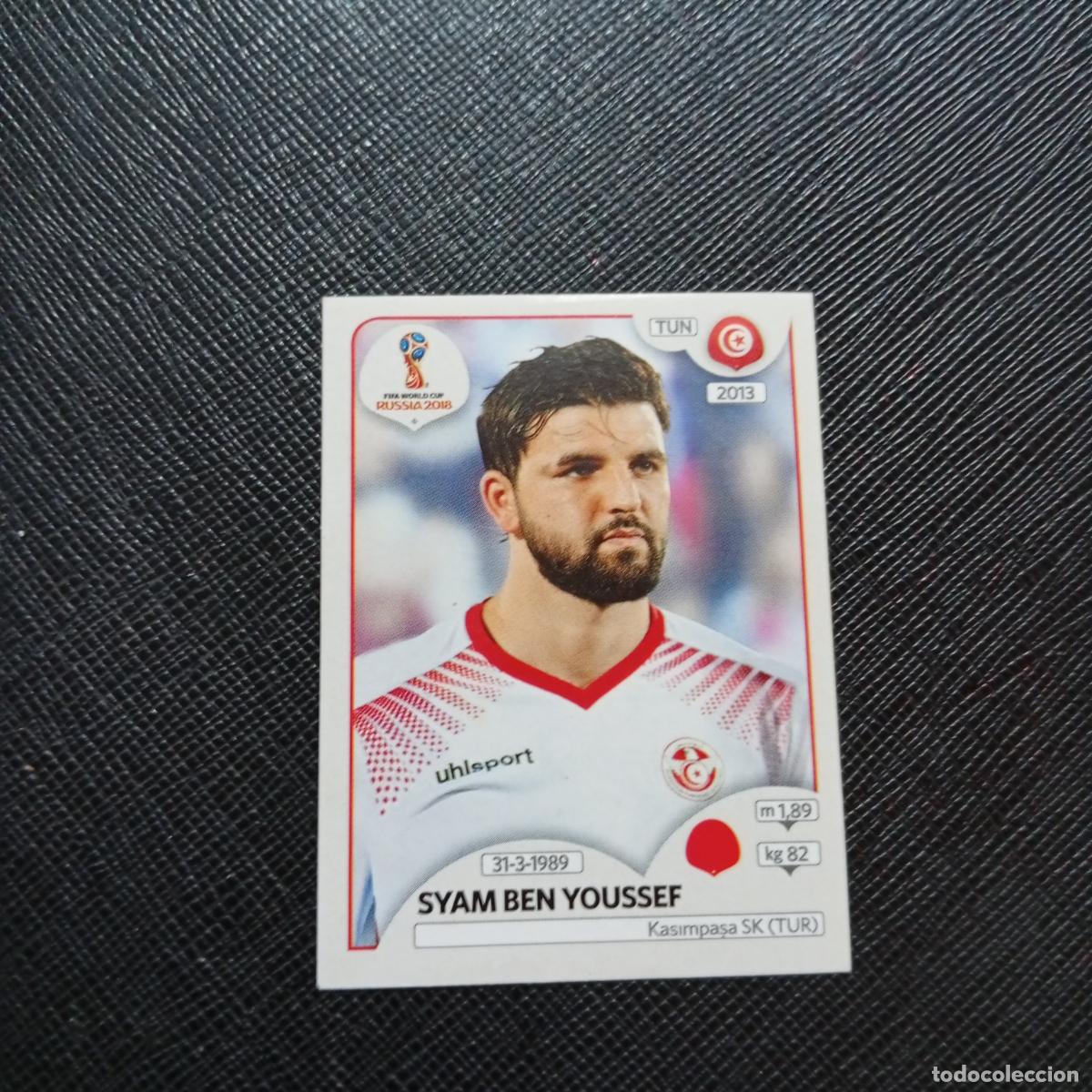 Cromos de Futebol: 556 BEN YOUSSEF TUNEZ PANINI MUNDIAL RUSIA 2018 CROMO FUTBOL 18 - SIN PEGAR - CJ2 .........