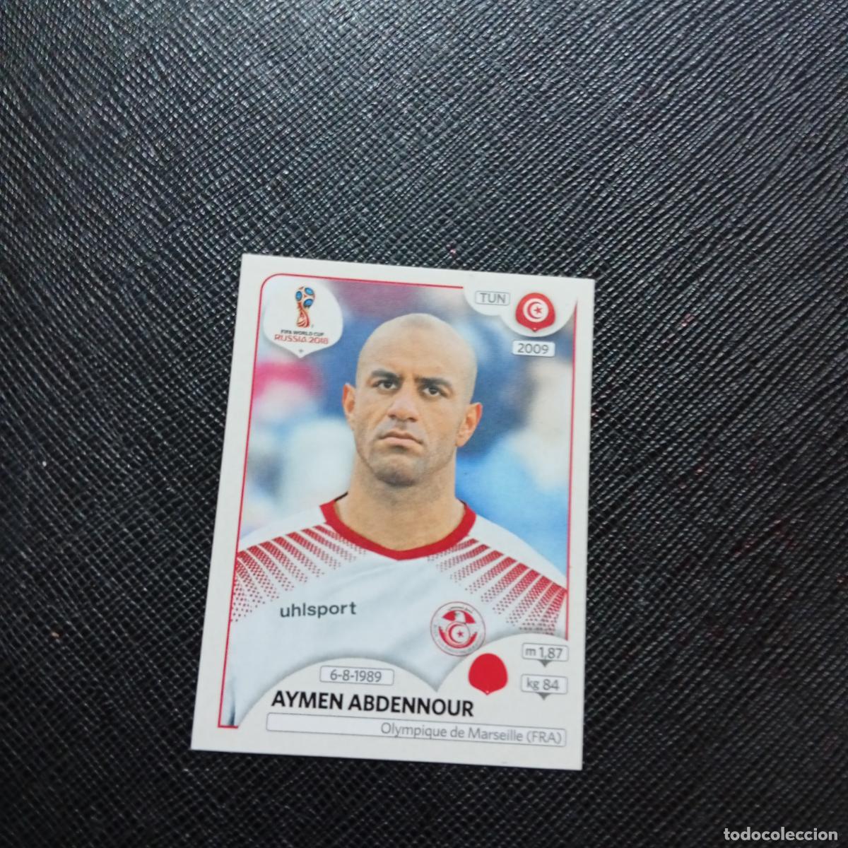 Cromos de Futebol: 557 AYMEN ABDENNOUR TUNEZ PANINI MUNDIAL RUSIA 2018 CROMO FUTBOL 18 - SIN PEGAR - CJ2