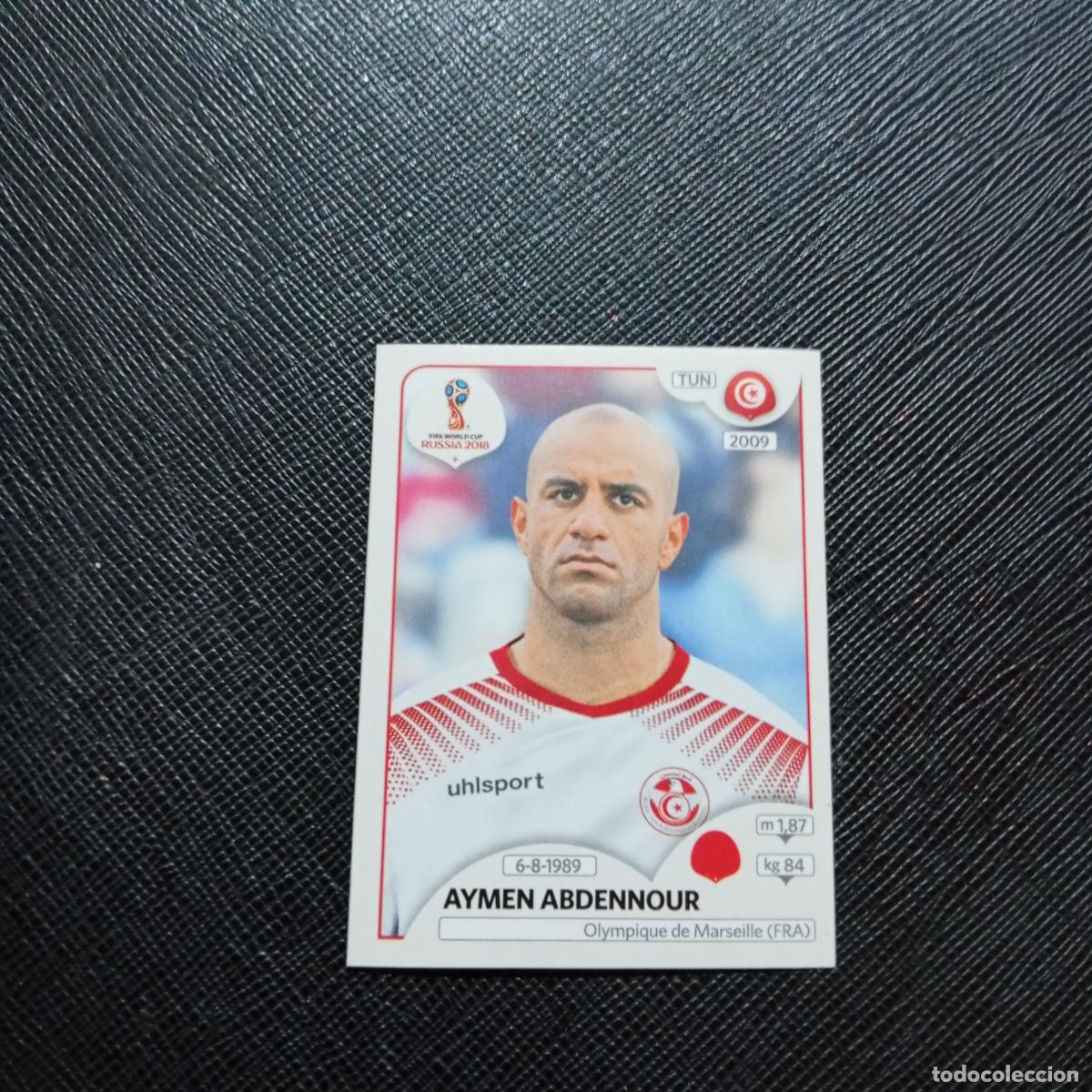 Cromos de Futebol: 557 AYMEN ABDENNOUR TUNEZ PANINI MUNDIAL RUSIA 2018 CROMO FUTBOL 18 - SIN PEGAR - CJ2 .