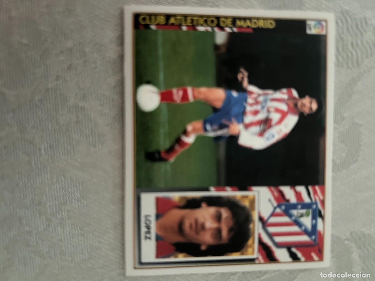 Cromos de Futebol: LOPEZ ATLETICO MADRID SIN PEGAR LIGA ESTE 1997 1998