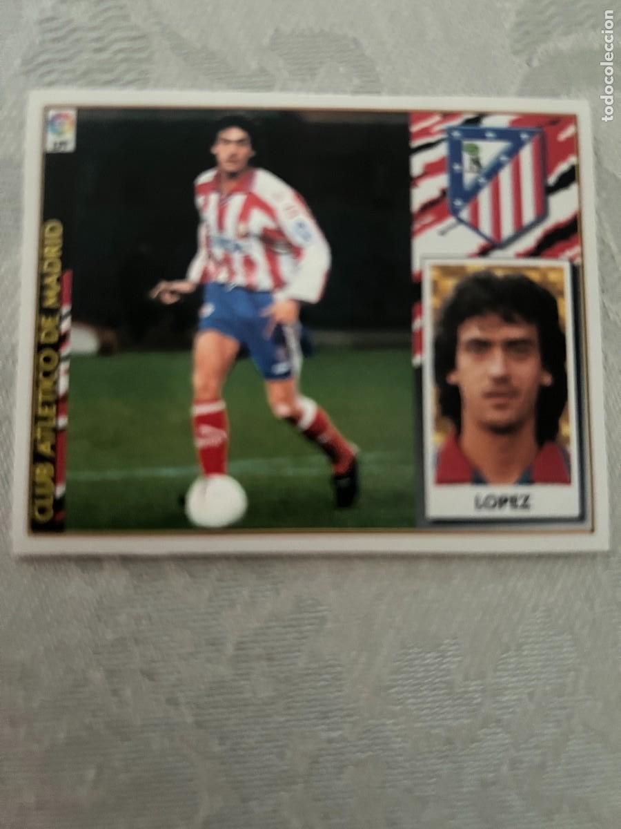 Fu&szlig;ball-Sticker: LOPEZ ATLETICO MADRID SIN PEGAR LIGA ESTE 1997 1998