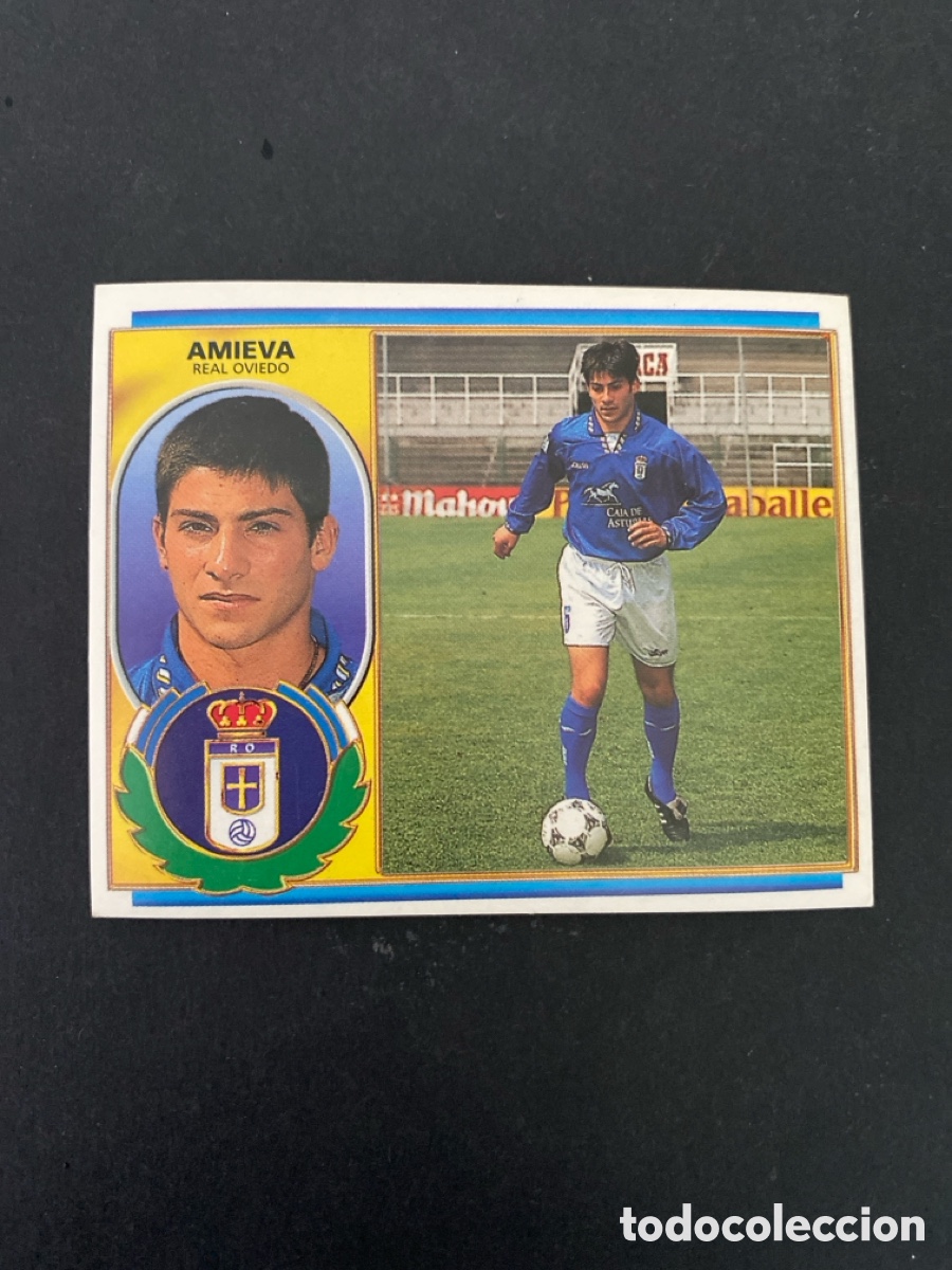 Cromos de Futebol: Cromo liga 96/97 Real Oviedo nunca pegado
