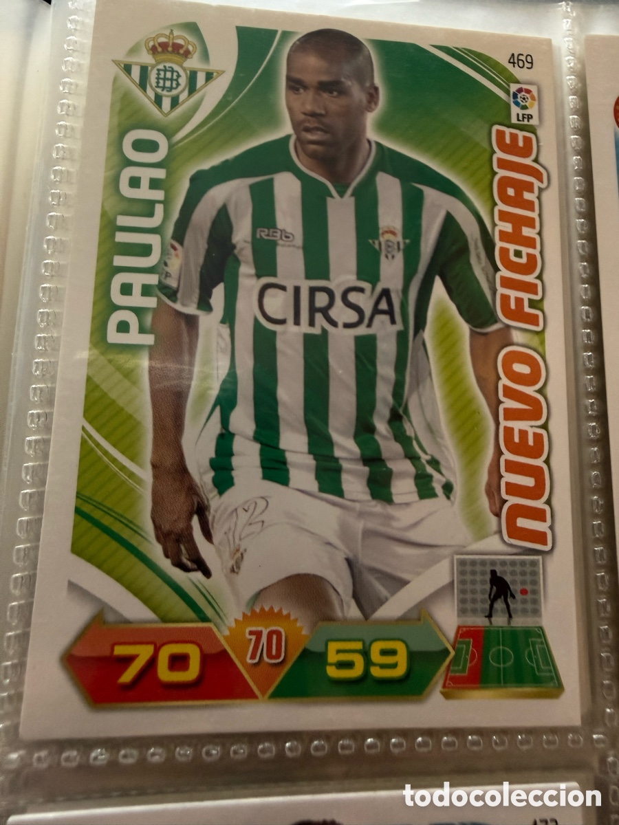 Cromos de Futebol: ADRENALYN XL. 2011-12. PAULAO ( Real Betis). NUEVO FICHAJE