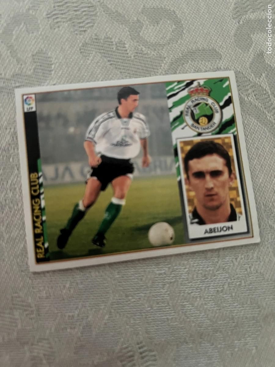 Fu&szlig;ball-Sticker: ABEIJON RACING DE SANTANDER COLOCA SIN PEGAR LIGA ESTE 1997 1998