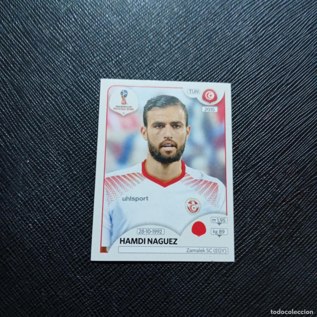 Cromos de Futebol: 558 HAMDI NAGUEZ TUNEZ PANINI MUNDIAL RUSIA 2018 CROMO FUTBOL 18 - SIN PEGAR - CJ2
