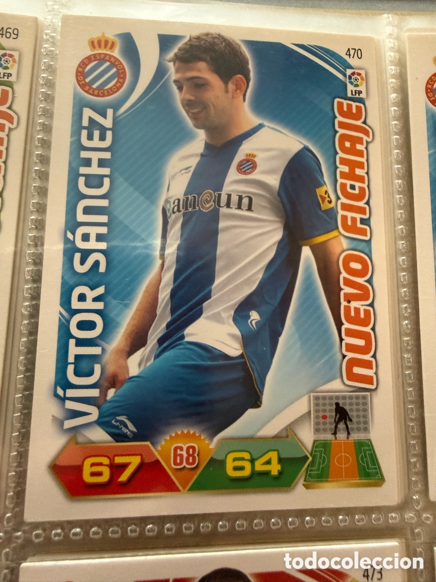 Cromos de Futebol: ADRENALYN XL. 2011-12. VICTOR S&Aacute;NCHEZ ( Espanyol). NUEVO FICHAJE
