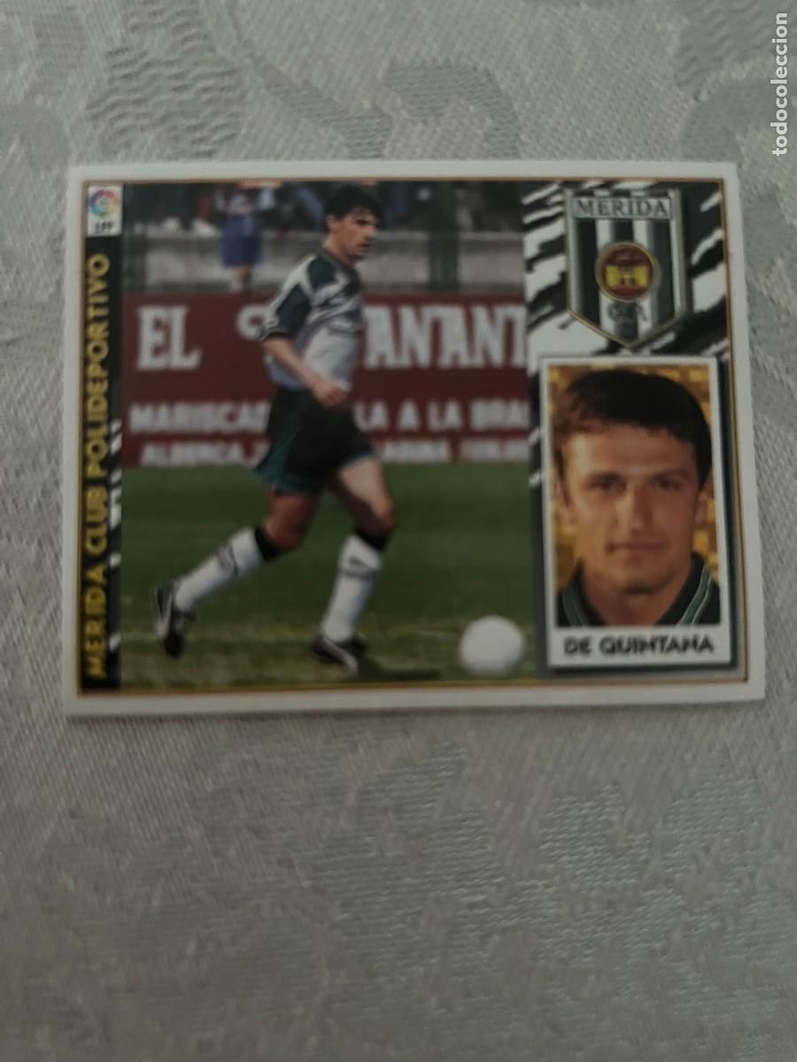 Fu&szlig;ball-Sticker: DE QUINTANA MERIDA COLOCA SIN PEGAR LIGA ESTE 1997 1998