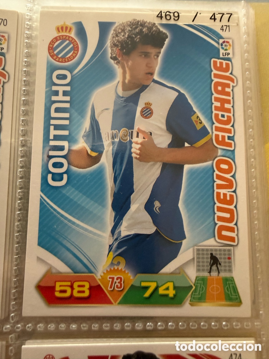 Cromos de f&uacute;tbol: ADRENALYN XL. 2011-12. COUTINHO ( Espanyol). NUEVO FICHAJE