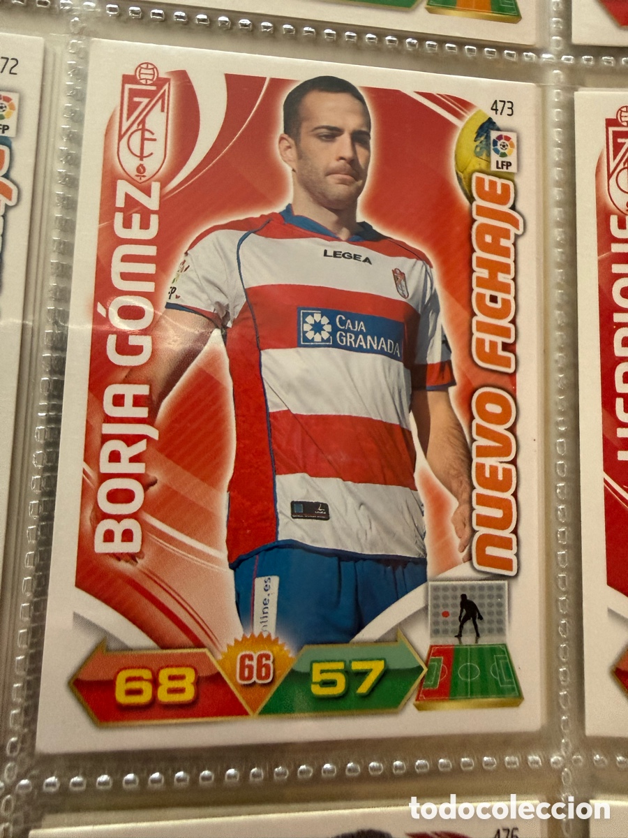 Cromos de f&uacute;tbol: ADRENALYN XL 2011-12. BORJA G&Oacute;MEZ ( Granada). NUEVO FICHAJE