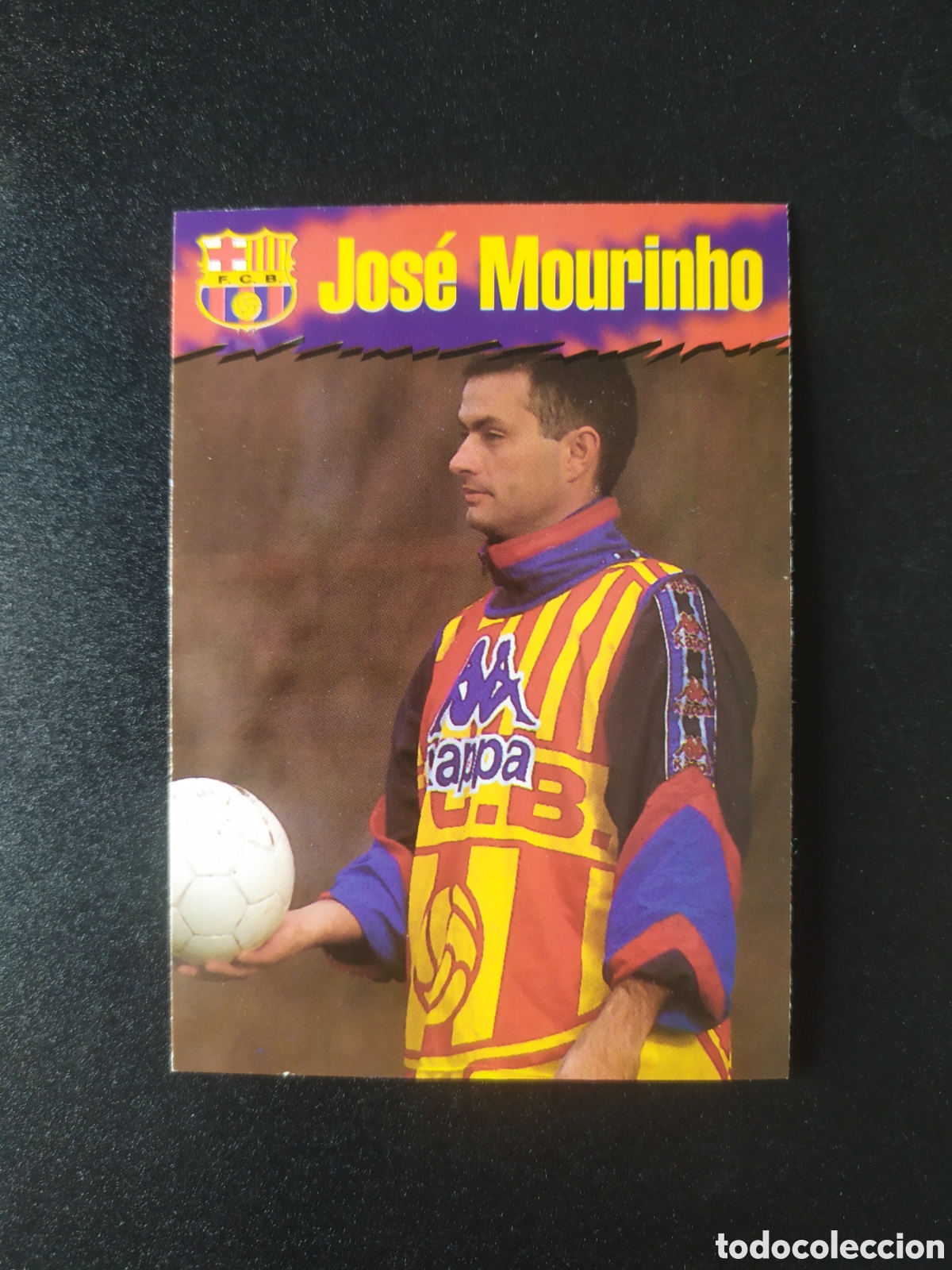 Cromos de f&uacute;tbol: Colecci&oacute;n oficial FC Barcelona 1996 1997 96 97 panini Jos&eacute; Mourinho n&ordm; 12