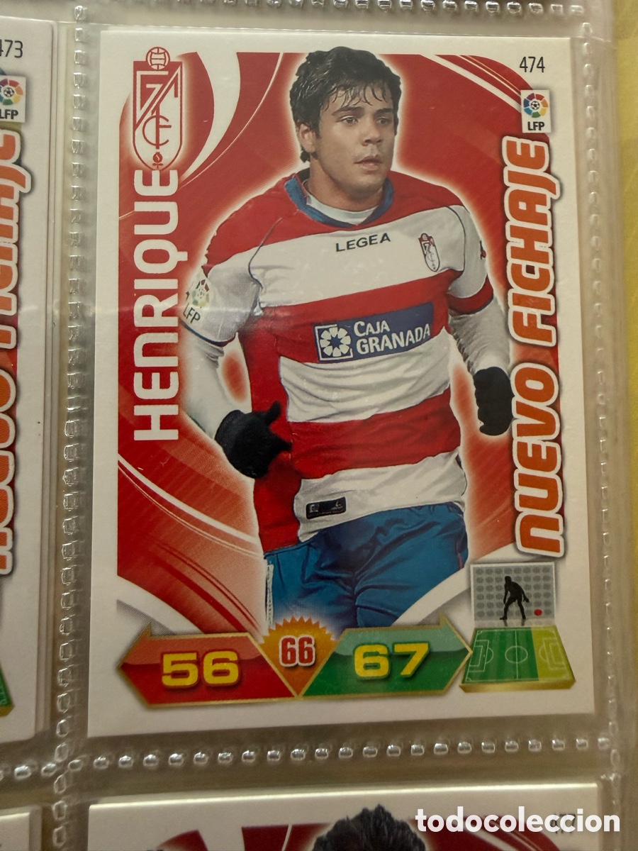 Cromos de f&uacute;tbol: ADRENALYN XL. 2011-12. HENRIQUE ( Granada ). NUEVO FICHAJE