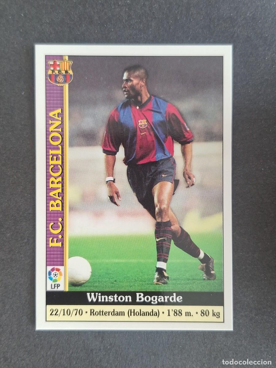 Cromos de f&uacute;tbol: L1 BOGARDE F. C. BARCELONA 10 MUNDICROMO LAS FICHAS DE LA LIGA 2000 99 00