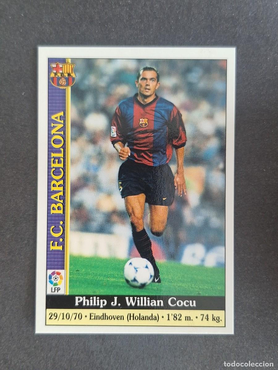 Cromos de f&uacute;tbol: L1 COCU F. C. BARCELONA 13 MUNDICROMO LAS FICHAS DE LA LIGA 2000 99 00