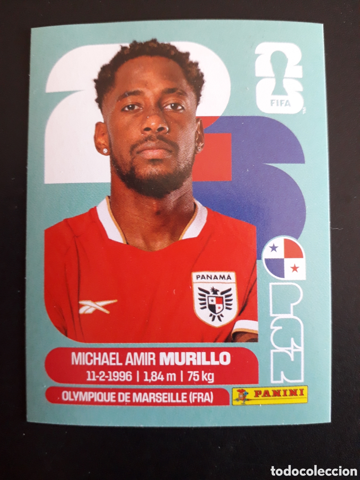 Cromos de f&uacute;tbol: MURILLO PANAM&Aacute; PAN 6 MUNDIAL F&Uacute;TBOL 2026 FIFA WORLD CUP PANINI SIN PEGAR PEDIDO M&Iacute;NIMO 3&euro;