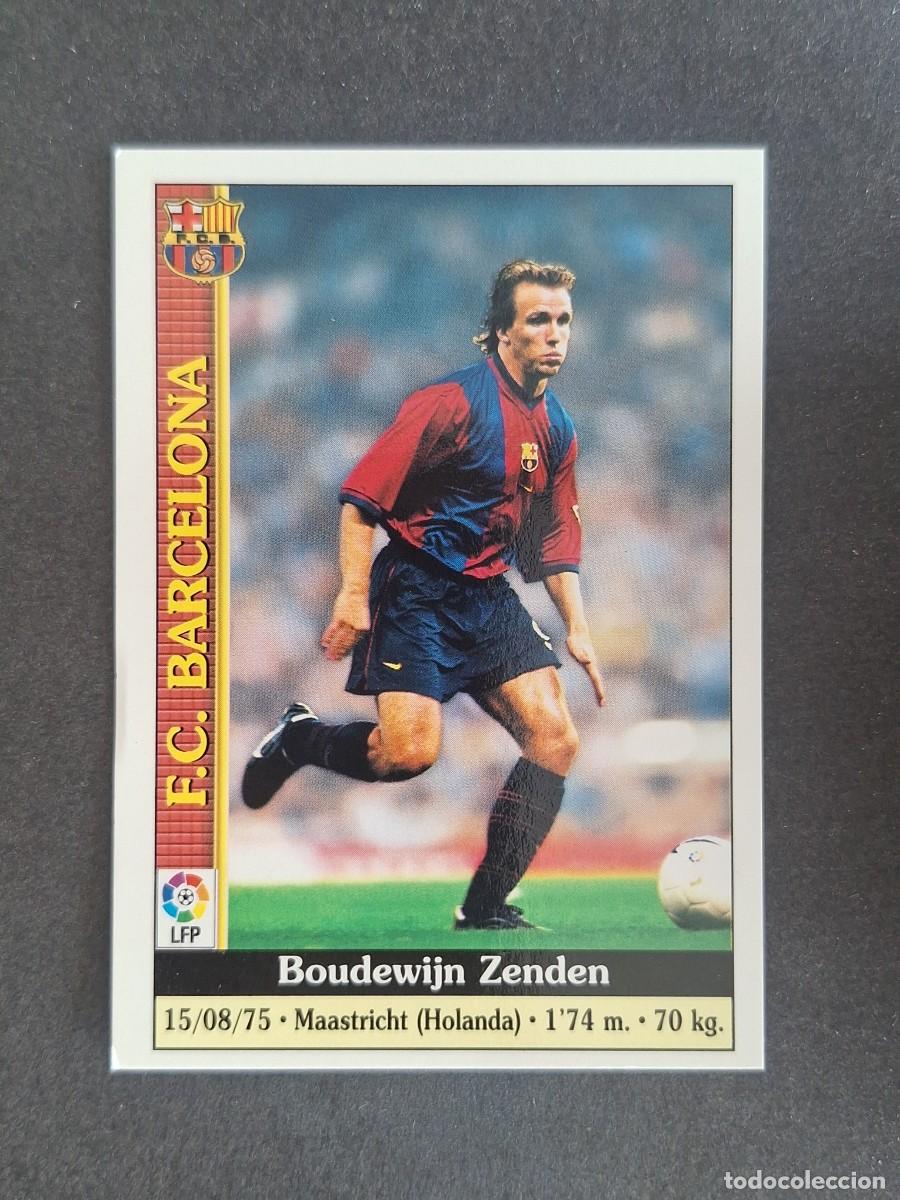Cromos de f&uacute;tbol: L1 ZENDEN F. C. BARCELONA 14 MUNDICROMO LAS FICHAS DE LA LIGA 2000 99 00