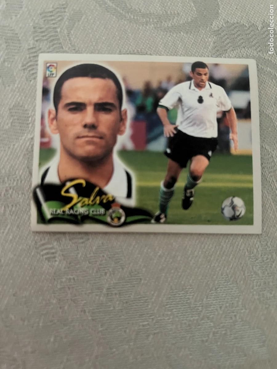 Cromos de f&uacute;tbol: SALVA RACING SANTANDER BAJA SIN PEGAR LIGA ESTE 2000/01