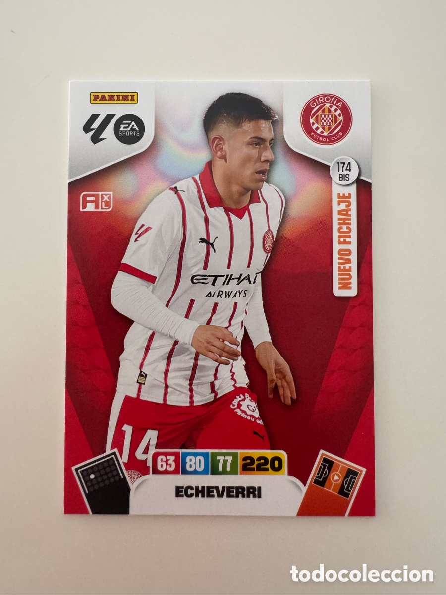 Cromos de Futebol: PANINI ADRENALYN XL LIGA 2025-2026 25-26 &ndash; Claudio Echeverri Girona FC N&ordm; 174 BIS
