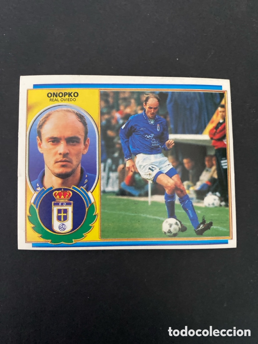Cromos de f&uacute;tbol: Cromo liga 96/97 Real Oviedo nunca pegado