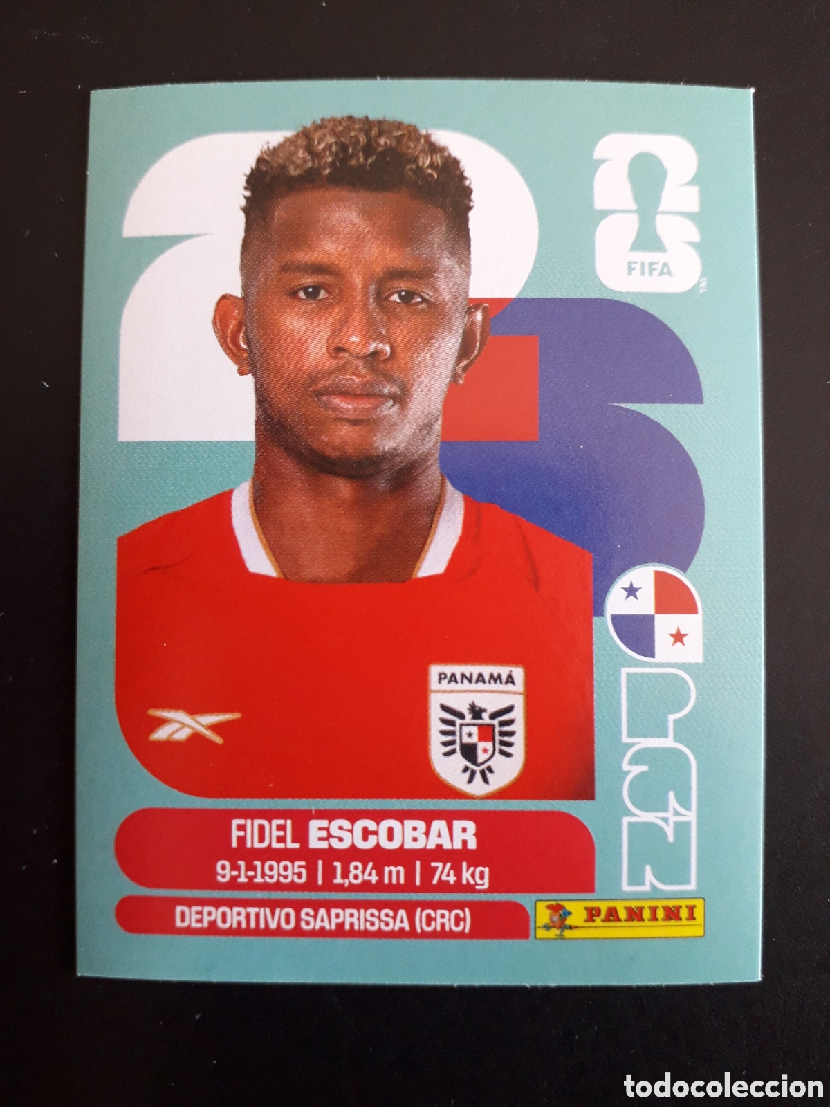 Cromos de f&uacute;tbol: ESCOBAR PANAM&Aacute; PAN 4 MUNDIAL F&Uacute;TBOL 2026 FIFA WORLD CUP PANINI SIN PEGAR PEDIDO M&Iacute;NIMO 3&euro;