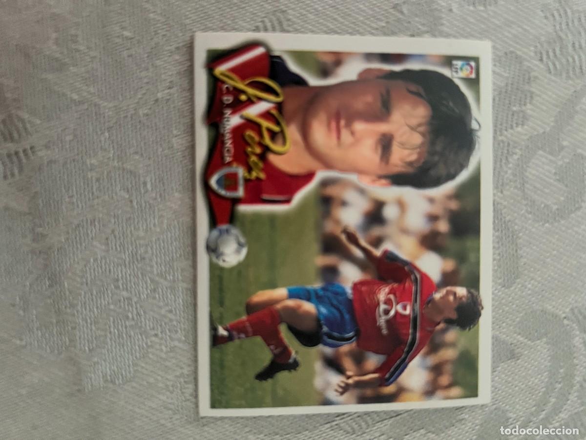 Cromos de f&uacute;tbol: JORGE P&Eacute;REZ NUMANCIA BAJA SIN PEGAR LIGA ESTE 2000/01