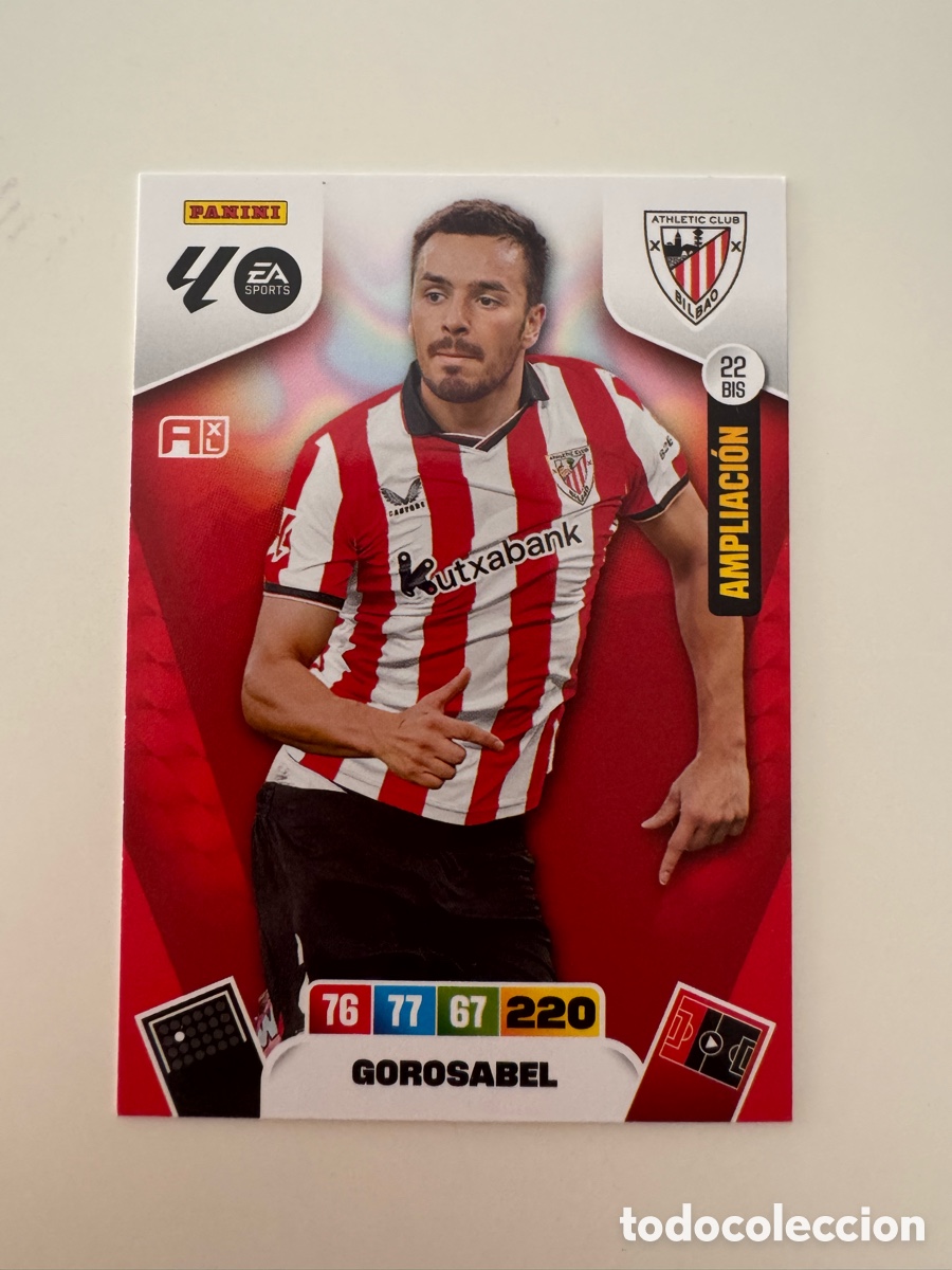 Cromos de f&uacute;tbol: PANINI ADRENALYN XL LIGA 2025-2026 25-26 &ndash; Andoni Gorosabel Athletic Club N&ordm; 22 BIS