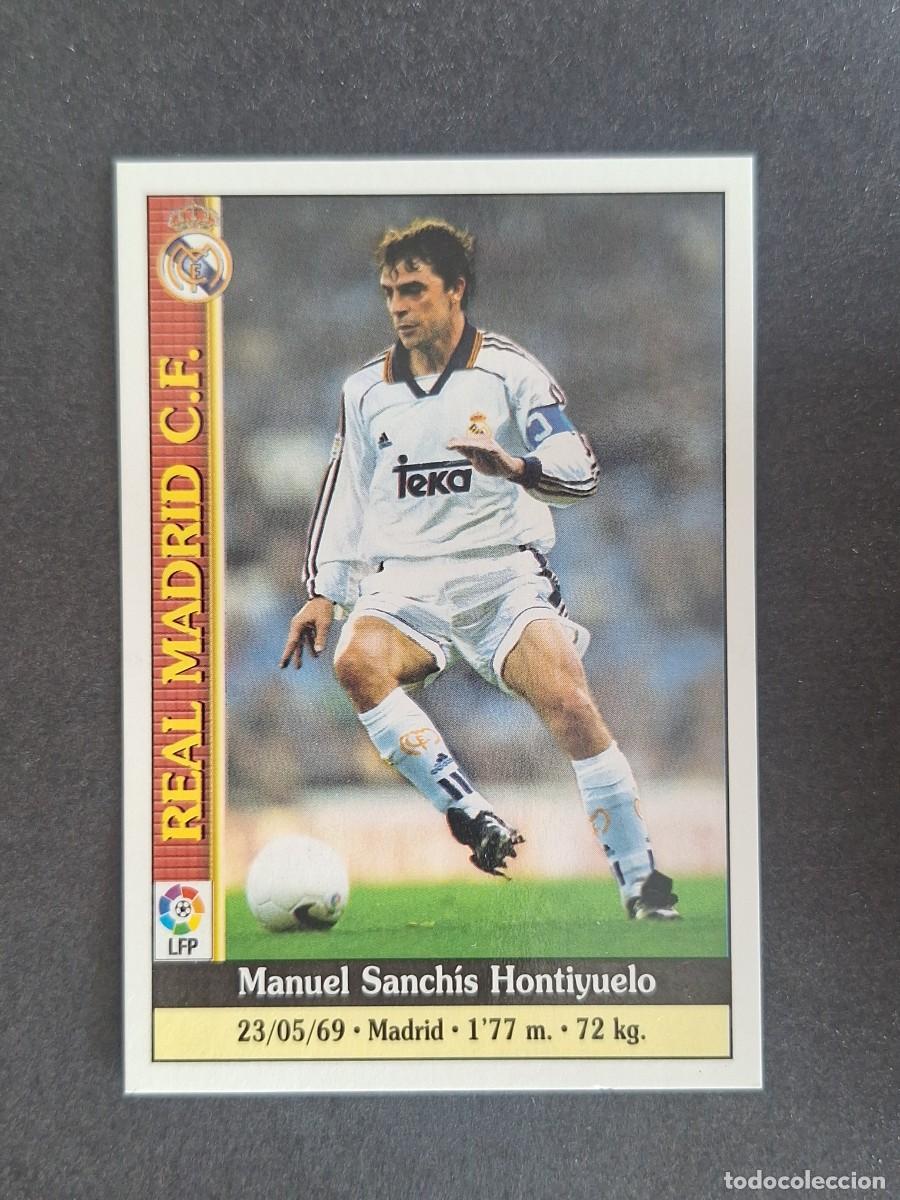 Cromos de f&uacute;tbol: L1 SANCHIS REAL MADRID 24 MUNDICROMO LAS FICHAS DE LA LIGA 2000 99 00