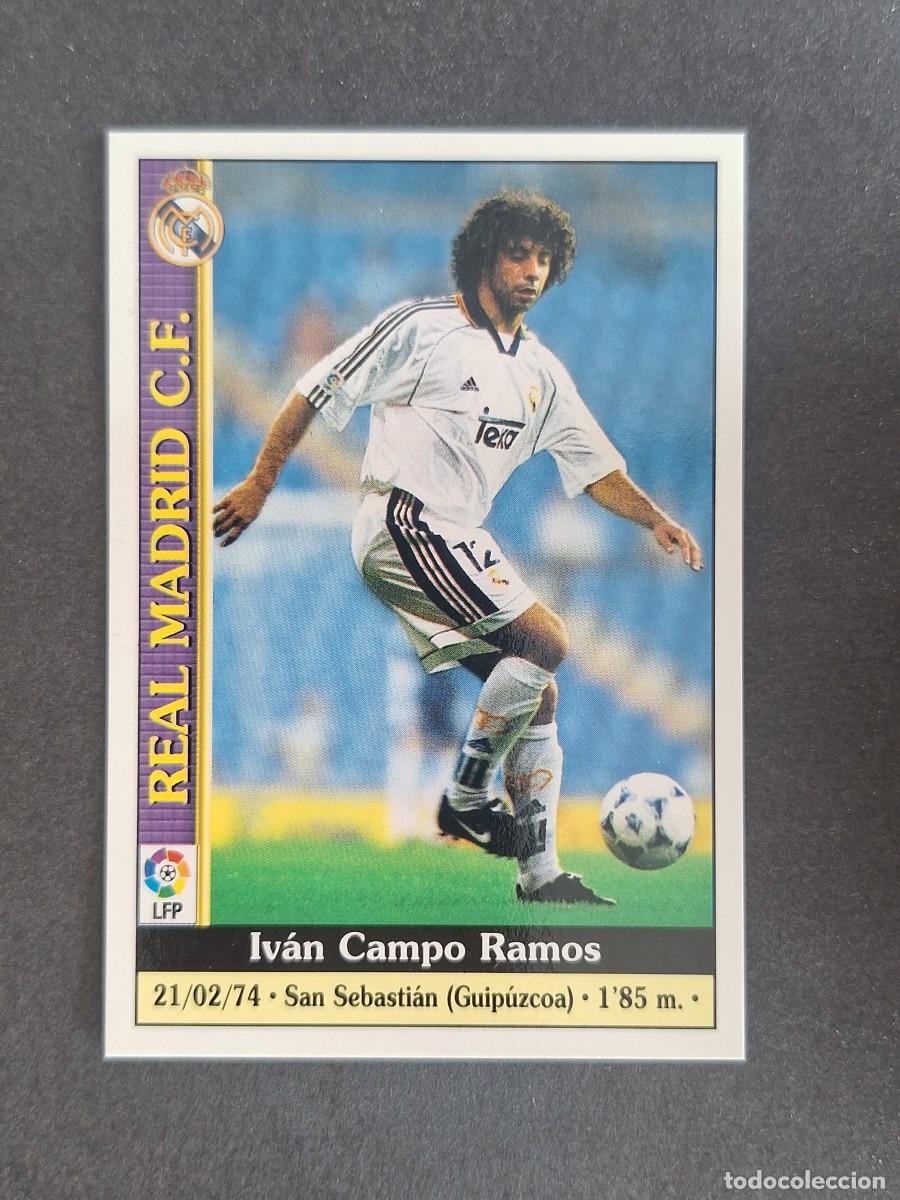 Fu&szlig;ball-Sticker: L1 IVAN CAMPO REAL MADRID 26 MUNDICROMO LAS FICHAS DE LA LIGA 2000 99 00
