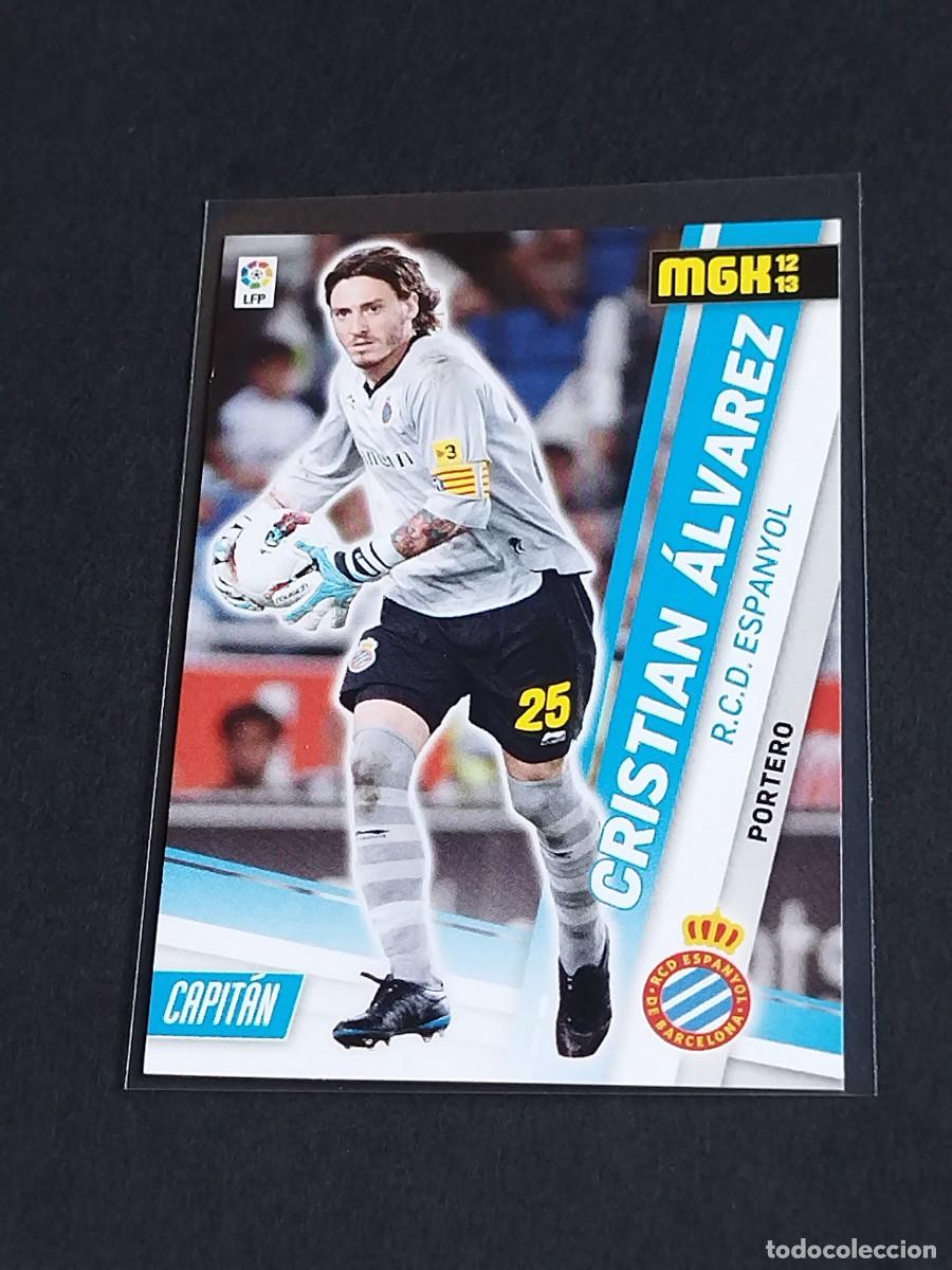 Fu&szlig;ball-Sticker: CRISTIAN &Aacute;LVAREZ #110 RCD ESPANYOL - PANINI MEGACRACKS LA LIGA 2012 2013 - MGK 12 13 CROMO FUTBOL