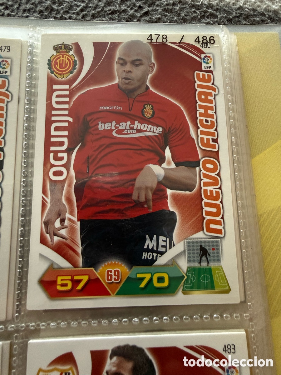 Fu&szlig;ball-Sticker: ADRENALYN XL. 2011-12. OGUNIJIMI ( Mallorca ). NUEVO FICHAJE