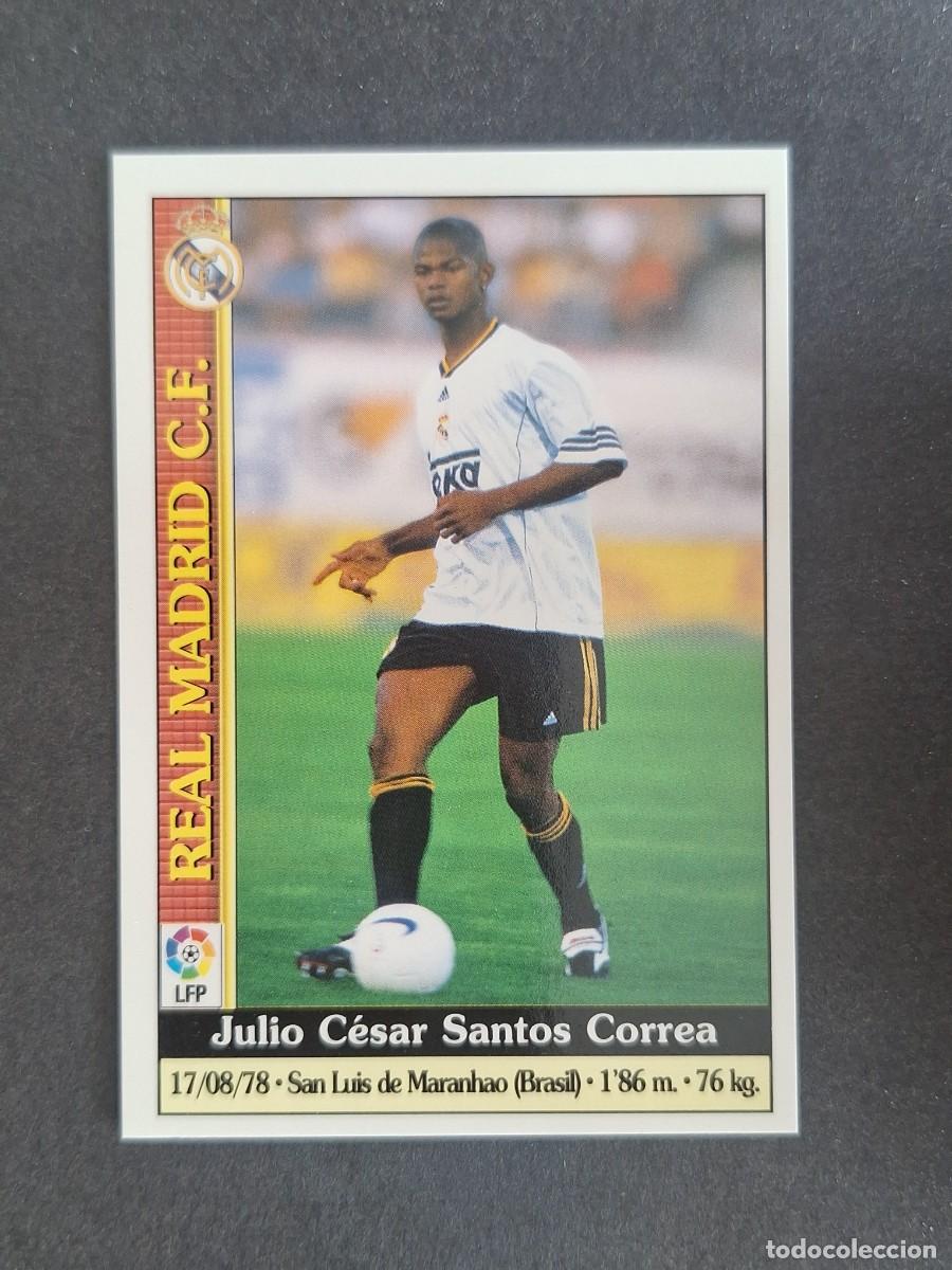 Figurine di Calcio: L1 JULIO CESAR REAL MADRID 28 MUNDICROMO LAS FICHAS DE LA LIGA 2000 99 00