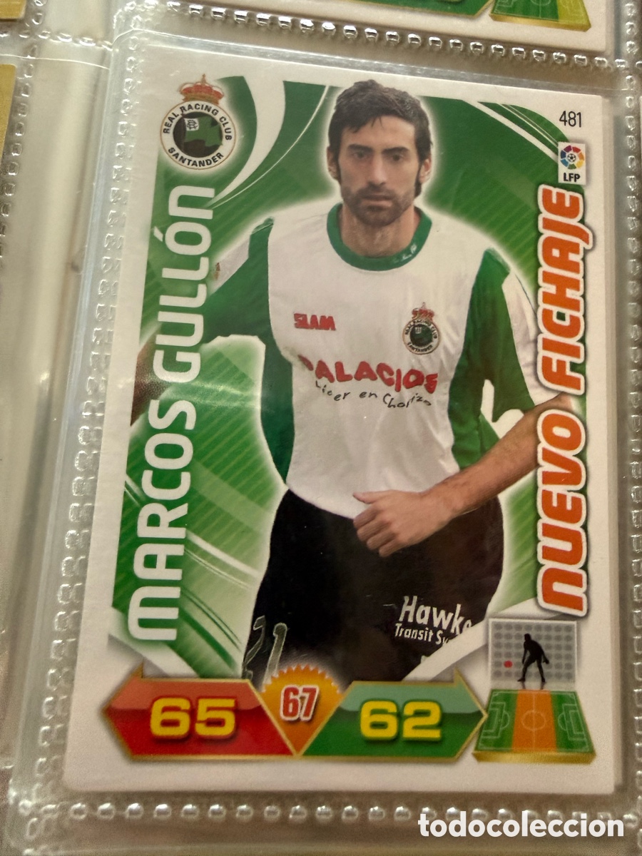 Figurine di Calcio: ADRENALYN XL. 2011-12. MARCOS GULL&Oacute;N ( Racing). NUEVO FICHAJE