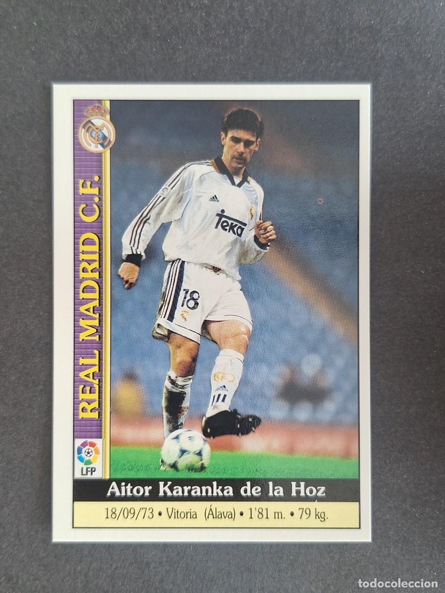 Figurine di Calcio: L1 KARANKA REAL MADRID 30 MUNDICROMO LAS FICHAS DE LA LIGA 2000 99 00
