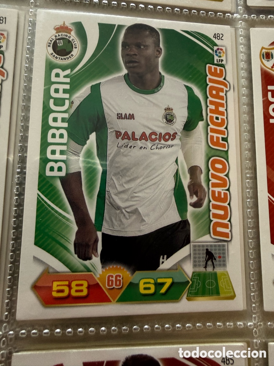 Figurine di Calcio: ADRENALYN XL. 2011-12. BABACAR ( Racing). NUEVO FICHAJE