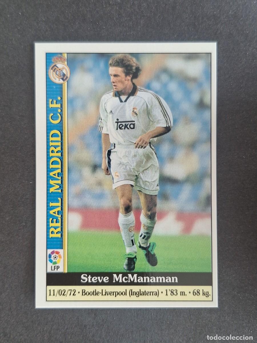 Figurine di Calcio: L1 McMANAMAN REAL MADRID 33 MUNDICROMO LAS FICHAS DE LA LIGA 2000 99 00